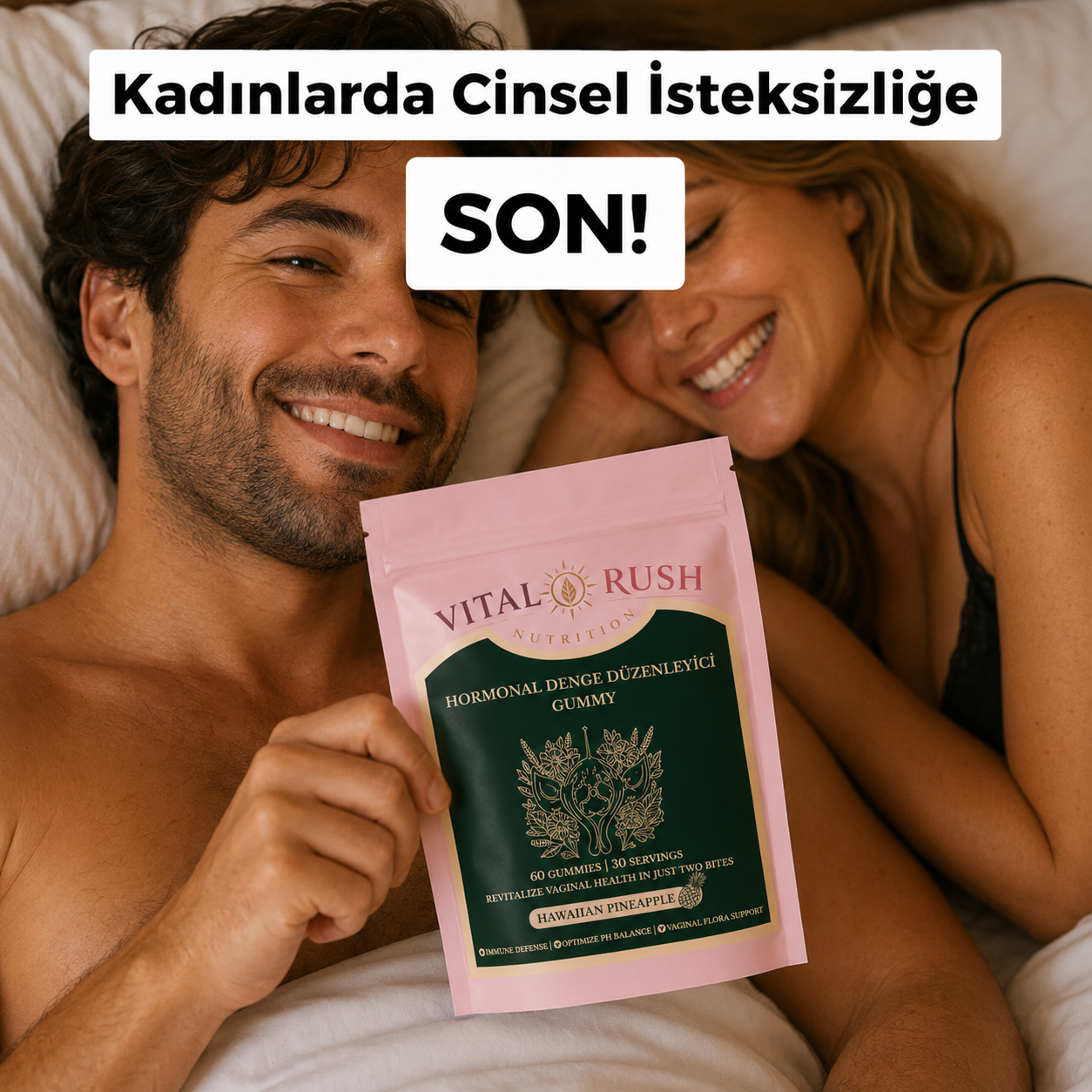 Hormonal Denge Düzenleyici Libido Arttırıcı Gummy